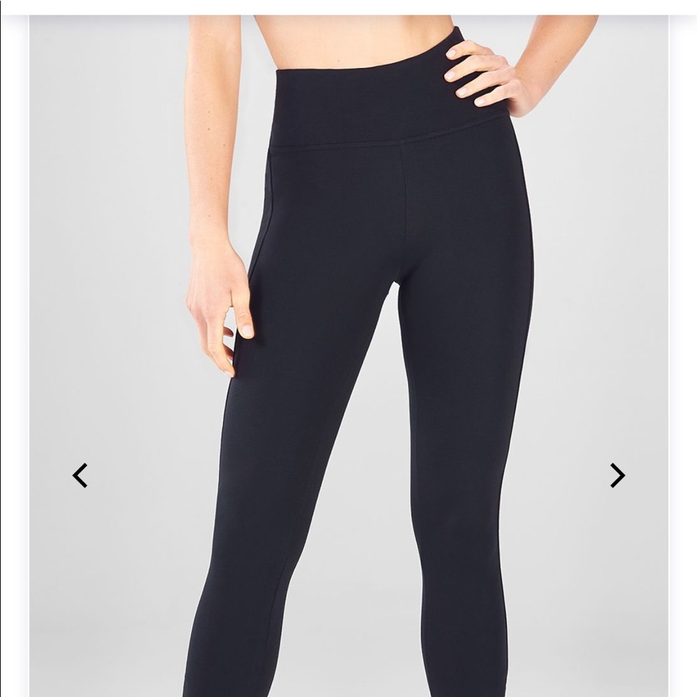 Fabletics high waisted black leggings
